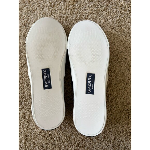 Sperry Seaside Top Sider Boat Shoes Womens Size 8 Navy Slip On Casual Sneakers - Picture 10 of 10